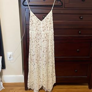 Women’s white lace dress